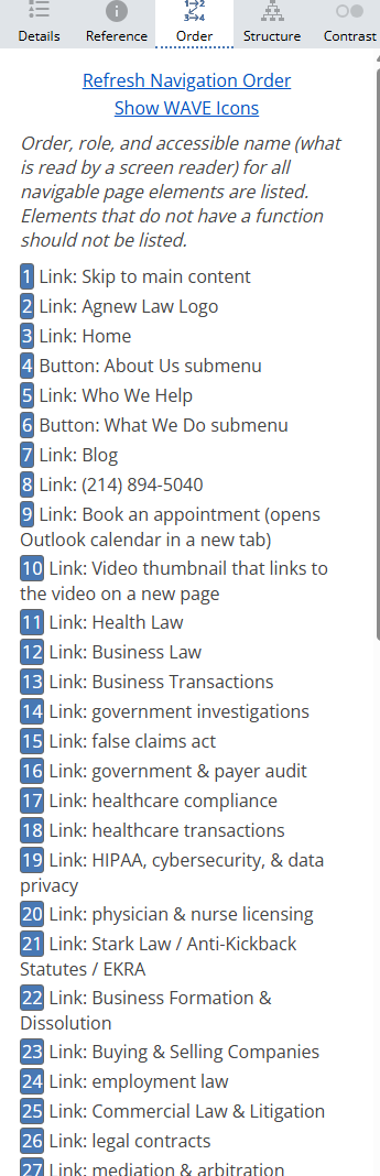 link tree where each link and button has a description stating exactly what it does and what to expect