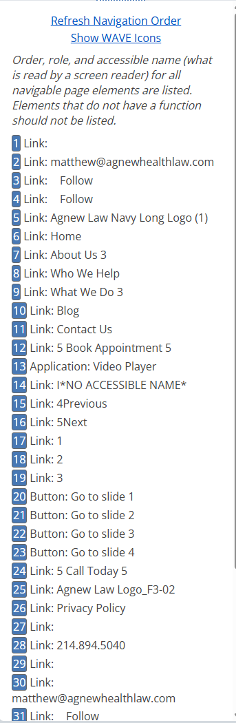 link of links with many saying "link" or providing no further context